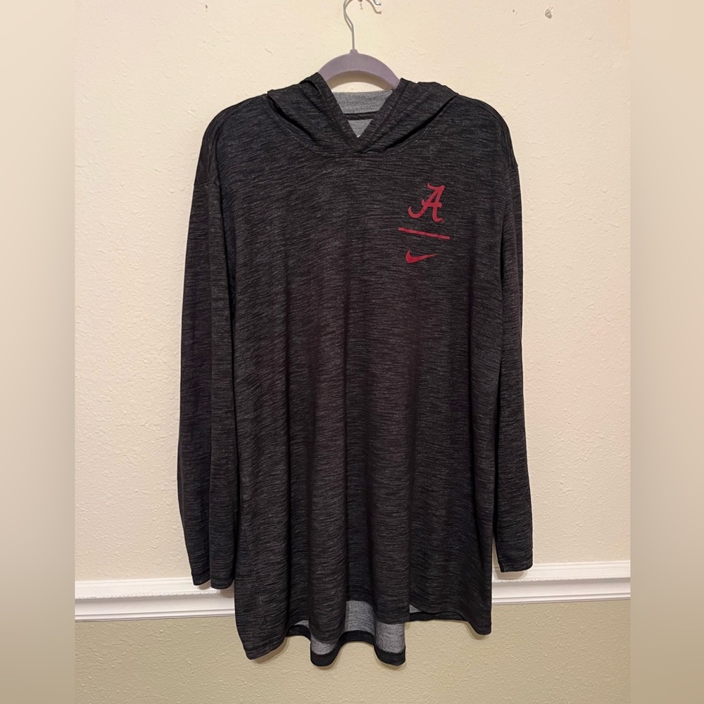 Nike Black Hoodie with Red Logo